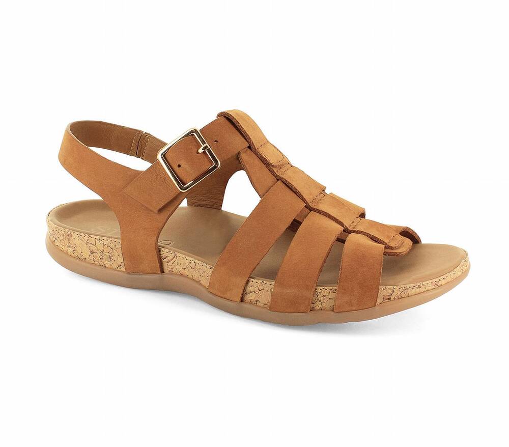 NEW STRIVE women's cristal sandals in tan